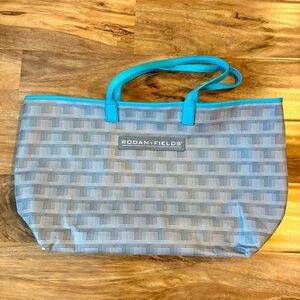 Rodan & Fields Blue Gray Tote Bag